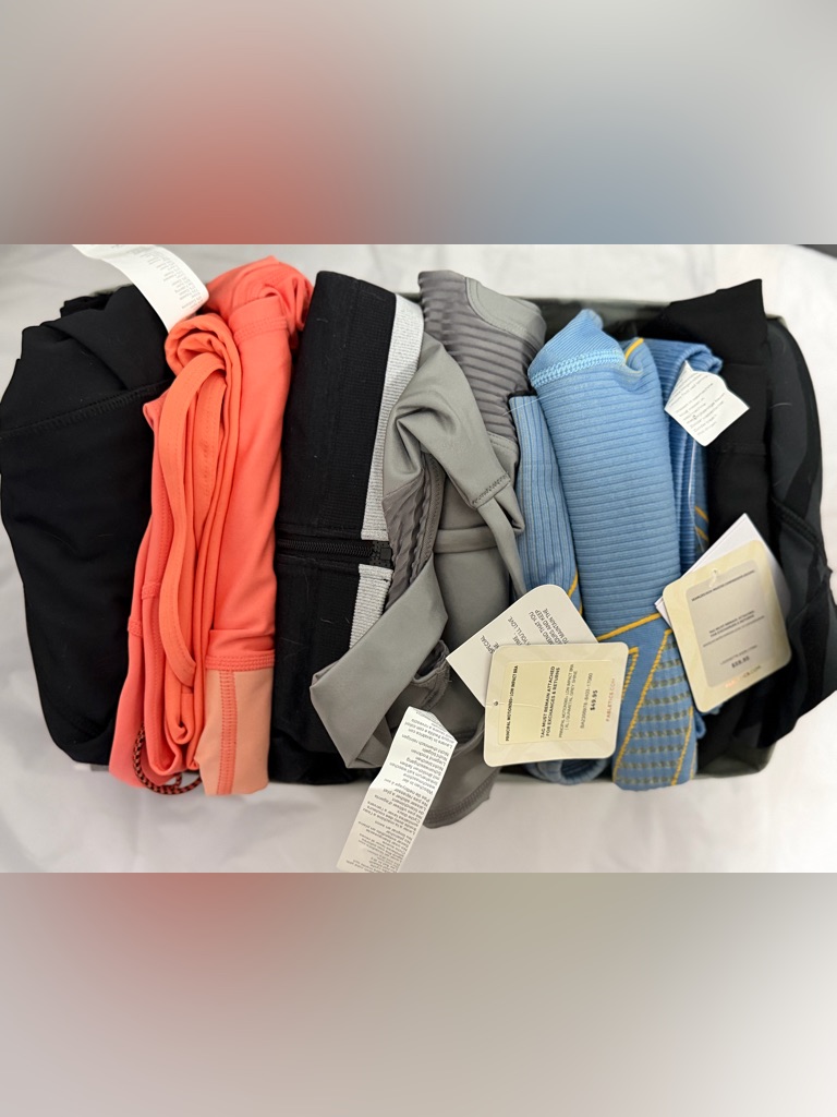 5 Assorted Colors Athletic Sets (Savage Fenty, Fabletics & Walmart) And 1 Jacket